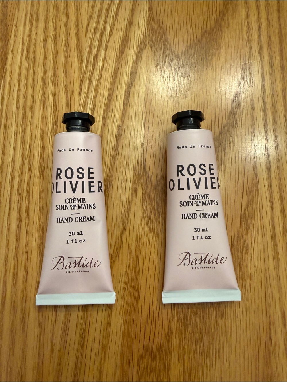 New Bastide Rose Olivier Hand Cream Lot of 2 Travel Size 1oz